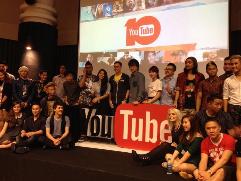 34 stars YouTube réunies ce week-end à Singapour à l’occasion du YouTube FanFest. ©Colombe Prins