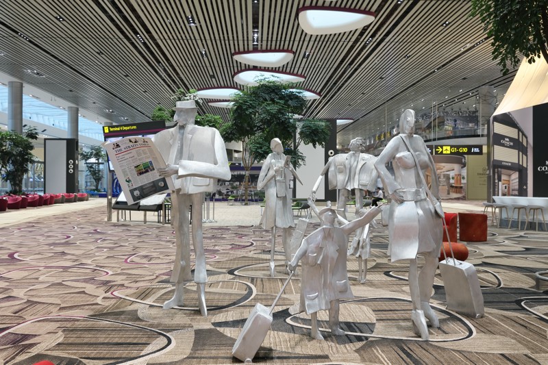 "The Travelling Family". ©Changi Airport